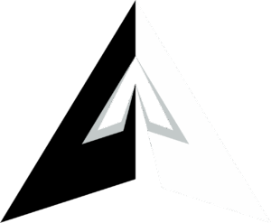 Nova Centra Logo Black and White Arrow